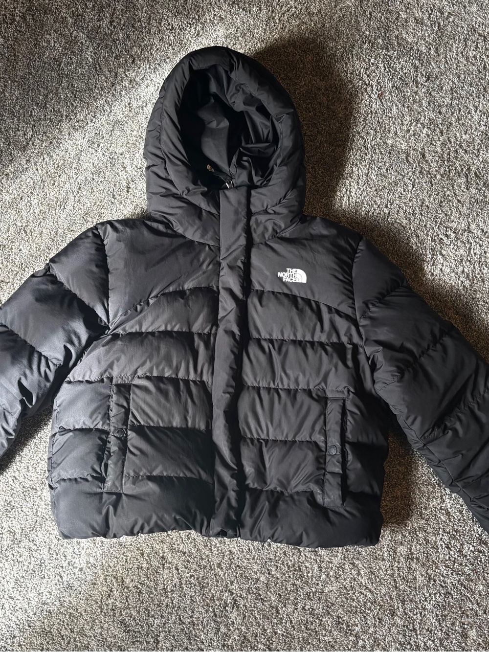 northface baltic down puffer hoodie